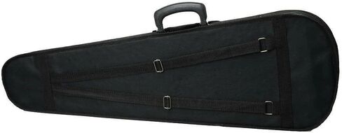 حافظة كمان كاملة الحجم 4/4، حافظة صلبة مثلثة مع بطانة بيج فخمة، قماش خارجي خفيف الوزن، أسود in Kuwait