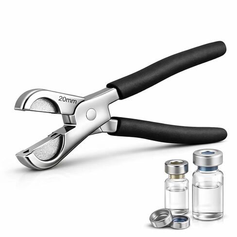 أداة فك غطاء القنينة - مزيل غطاء تجعيد من الفولاذ المقاوم للصدأ لقوارير 13 مم و20 مم، قبضة مريحة، إزالة سدادة ألومنيوم سريعة وآمنة in Kuwait