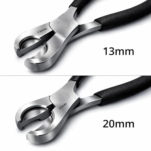 أداة فك غطاء القنينة - مزيل غطاء تجعيد من الفولاذ المقاوم للصدأ لقوارير 13 مم و20 مم، قبضة مريحة، إزالة سدادة ألومنيوم سريعة وآمنة in Kuwait