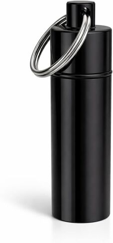 حافظة حامل الفيتامينات المحمولة ومنظم حاوية الزجاجة وتذكير للسفر - أسود in Kuwait