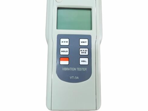 مقياس الاهتزاز الرقمي ثلاثي الأبعاد VT-3A مقياس التسارع الكهرضغطي ثلاثي المحاور مع الإزاحة 0.001-4.000 مم السرعة 0.1-400.0 مم/ثانية التسارع 0.1-400.0 م/ث² الدقة ±5% معيار ISO in Saudi Arabia