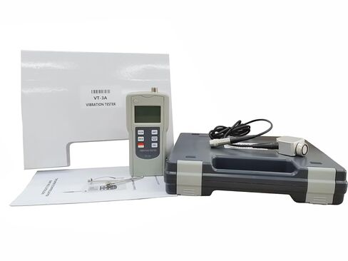 VT-3A Digital 3 Axis Vibration Meter Analyzers with Displacement 0.001-4.000 mm Velocity 0.1-400.0 mm/s Acceleration 0.1-400.0 m/s² Accuracy ±5% Apply USB for Moving Mechanical in Kuwait