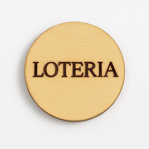 200 of 3/4 inch Loteria Wood Chips for Loteria Game Night or Class Fun in Saudi Arabia