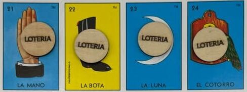 200 of 3/4 inch Loteria Wood Chips for Loteria Game Night or Class Fun in Saudi Arabia