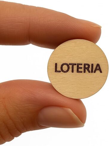 200 of 3/4 inch Loteria Wood Chips for Loteria Game Night or Class Fun in Saudi Arabia