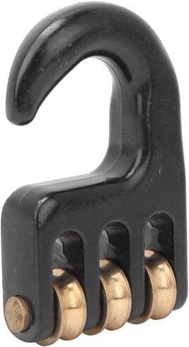 3 Roll Wheel Windsurfing Pulley Hook, Reduces Friction Windsurf Rigging Pulley Hook for Downhauling Windsurf Rigging in Saudi Arabia