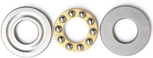 5PCS F2-6M F3-8M F5-10M F6-12M F8-16M F10-18M F12-21M F12-23M 3-in-1 Plane Axial Ball Thrust Bearing(F9-17m 9x17x5mm) in Kuwait