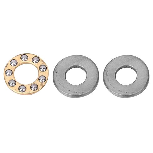 10pcs High Thrust Bearings Miniature Steel with Low Friction Quiet Smooth Rotation for Machinery Manufacturing Equipment Maintenance in Kuwait