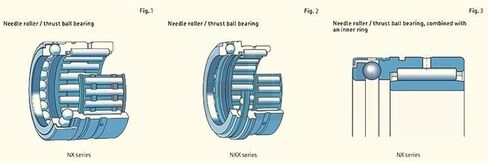 1 قطعة NKX45Z مجتمعة محامل 45x58x65x32 مللي متر NAX4532Z محمل ذو بكرات إبرية التوجه الكرة تحمل مع قفص NKX45 Z in Kuwait