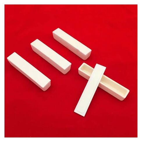 1 قطعة بوتقة اكسيد الالمونيوم مستطيلة/بوتقة اكسيد الالمونينا/بوتقة سيراميك Al2O3 100x40x20 مللي متر/100x30x20 مللي متر/100x20x20 مللي متر/ مع غطاء (الحجم: 100x30x20 مللي متر 1 قطعة) in Kuwait