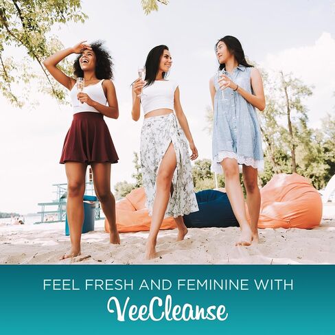 VeeFresh - تحاميل VeeCleanse حمض البوريك المهبلية - تحاميل توازن درجة الحموضة المهبلية - التحكم في رائحة المهبل - تشعر بالانتعاش والأنوثة والثقة in Kuwait