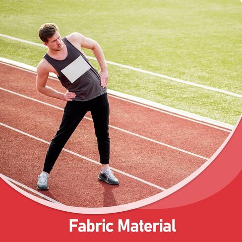 KICHOUSE Running Race Bibs with Number Belt Durable Blank Number Bibs for Marathon Track & Field Competitor Numbers Lightweight Reusable 10.43X6.69 in in Saudi Arabia