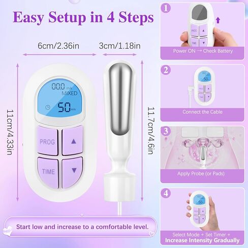 Incontinence Treatment Device, Pelvic Floor Exercise Devices, Pelvic Floor Strengthening Device for Women, Pelvic Floor Muscle Trainer, Incontinence Stimulator for Women to Strengthen Pelvic Support in Saudi Arabia