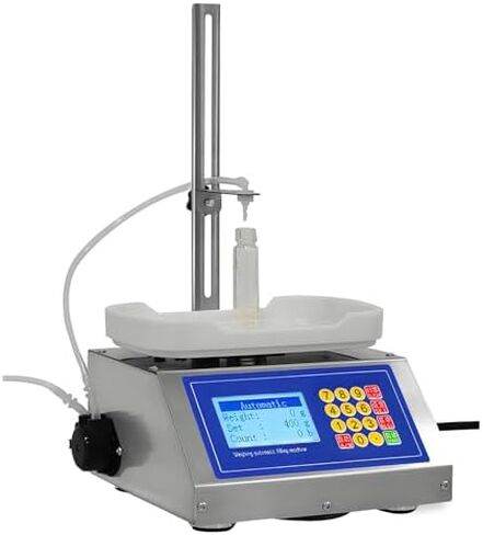 Peristaltic Pump Liquid Filling Machine - 3500ml Perfume, Essential Oil, Lotion, Ink, Nail Polish & Oral Liquid Dispenser for Accurate Weighing & Efficient Filling in Kuwait