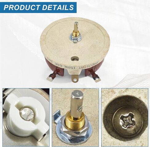 M5090C ريوستات 150 وات 64 أوم متوافق مع لينكولن لحام SA-200 SA-250 Classic I II III IIID 300D Pipeliner 200D/200G، SAE 200/300/350/400 مولد لحام M5090-C in Kuwait