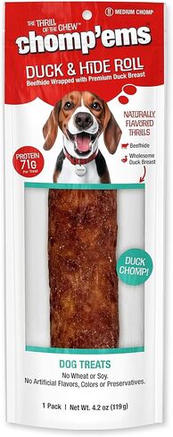 Chomp’ems Premium Beefhide Chew for Dogs, 1 Chew in Kuwait