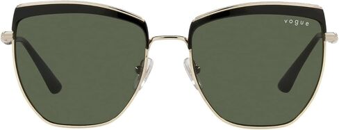 Vogue Eyewear Woman Sunglasses Top Bordeaux/Rose Gold Frame, Pink Gradient Brown Lenses, 54MM in Kuwait