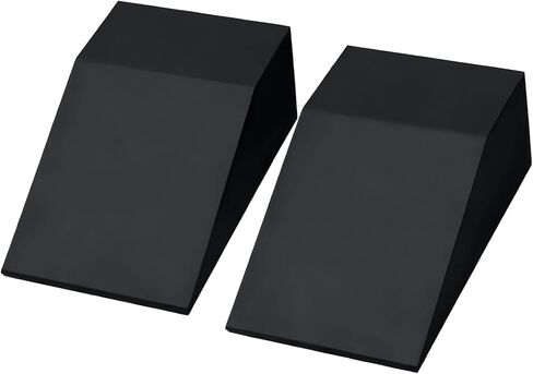 كتلة إسفين القرفصاء كتل اليوغا إسفين 2 حزمة، أسافين رغوة اليوغا ممارسة القدم أسافين كتلة للتمرين كعب مرتفع العجل نقالة الجمباز (أسود) in Kuwait