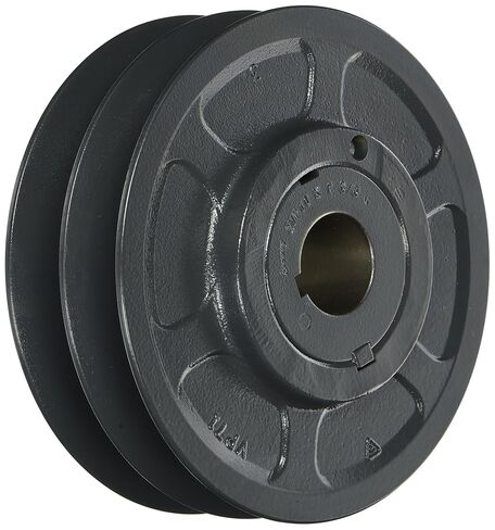 Browning 2VP71X 1 3/8 درجة متغيرة، 2 أخدود، تجويف نهائي، بكرة من الحديد الزهر، لحزام قسم 4L أو A، 5L أو B، 5V in Saudi Arabia