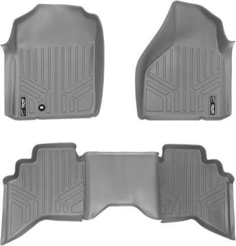MAXLINER Floor Mats 2nd Row Liner Black Compatible with 2009-2022 Ram 1500-2010-2022 Ram 2500/3500 Crew Cab in Saudi Arabia