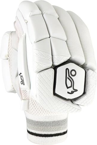 KOOKABURRA 2025 Ghost 4.1 Right Hand Batting Glove (One Size) (White/Black) in Kuwait