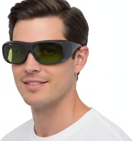 LaserPair 800-1100nm نظارات أمان ليزر عالية التكلفة، تستخدم على نطاق واسع في ليزر الصمام الثنائي، ليزر nd: yag، إزالة الشعر بالليزر، اللحام بالليزر، وضع العلامات بالليزر وما إلى ذلك، in Kuwait