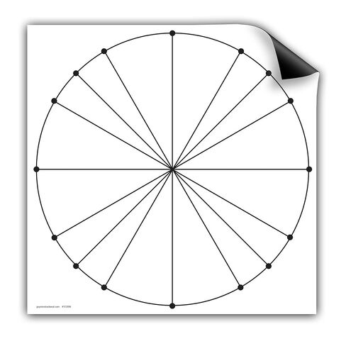 Geyer Instructional Products 172898 Unit Circle Dry Erase Magnet in Saudi Arabia