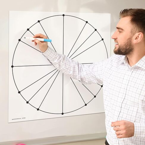 Geyer Instructional Products 172898 Unit Circle Dry Erase Magnet in Saudi Arabia