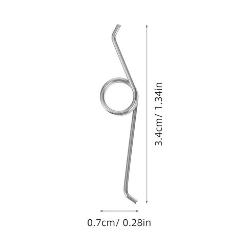 4PCS Trash Can Lid Replacement Springs Stainless Steel Torsion Spring for Step Touchless Garbage Bin Kitchen Wastebasket in Kuwait