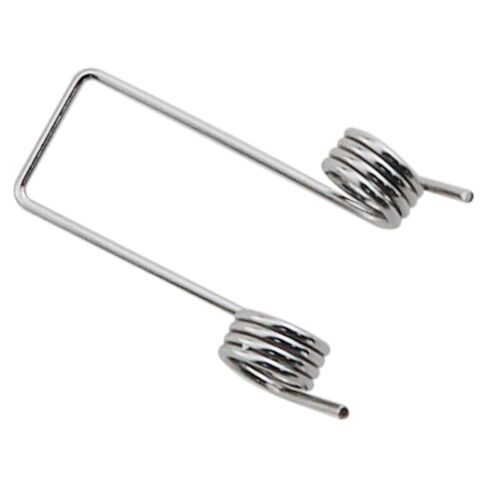Heyous 10PCS Double Leg Spring 4 Coil Nickel Plated Steel Torsion Spring 1x8mm Trash Can Accessories for Garbage Bins in Saudi Arabia