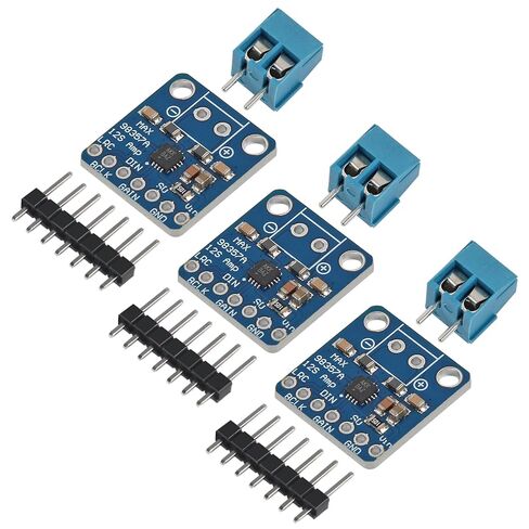 AITRIP 3 قطعة MAX98357 MAX98357A I2S 3W فئة D مكبر للصوت واجهة اندلاع I2S DAC فك التشفير لمشاريع الصوت Raspberry Pi Esp32 Arduino in Saudi Arabia