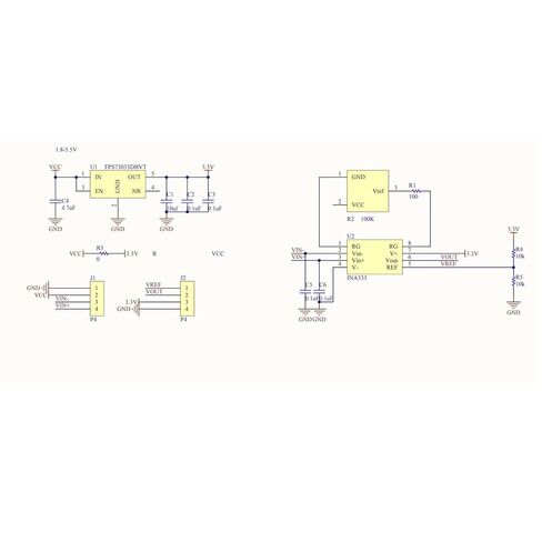 INA333 Low Power Precision Instrumentation Amplifier Module, 3 Operational Amplifier Board for Arduino, Electronic Sensors & DIY Projects in Saudi Arabia