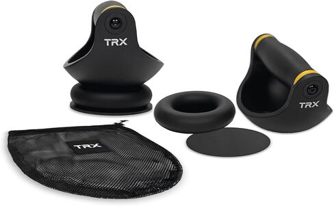 TRX Push-It - مقابض تمرين الضغط لتدريبات القوة، وتمارين الصالة الرياضية المنزلية، ومعدات تمرين الجزء العلوي والجزء الأساسي من الجسم، وحوامل دفع مريحة لتدريب الصدر والذراعين وعضلات البطن in Kuwait
