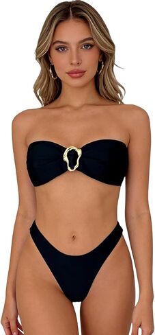 Black Two-Piece Swimsuit, M in Saudi Arabia