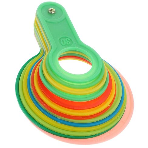 Plastic Fruit Diameter Measuring Circle for Oranges and Citrus Size 30-90mm Medium Small Fruit Grading Gauge Ring Random Color in Saudi Arabia