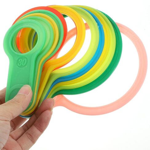 Plastic Fruit Diameter Measuring Circle for Oranges and Citrus Size 30-90mm Medium Small Fruit Grading Gauge Ring Random Color in Saudi Arabia