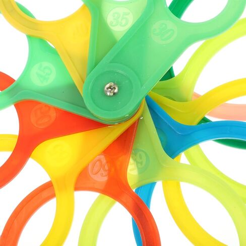 Plastic Fruit Diameter Measuring Circle for Oranges and Citrus Size 30-90mm Medium Small Fruit Grading Gauge Ring Random Color in Saudi Arabia