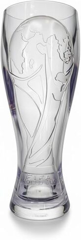 الإصدار الرسمي لكأس العالم FIFA 2026 - مجموعة هدايا كأس بيرة بيلسنر المقاومة للكسر سعة 17 أونصة - مجموعة من قطعتين مع فتاحة زجاجات مغناطيسية مقاس 6 بوصات مثالية للبوابات الخلفية وحفلات حمام السباحة وحفلات الشواء in Kuwait