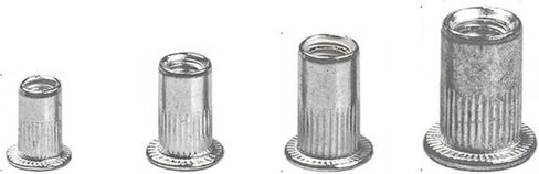 غسالات Qinlu للبراغي M3/M4/M5/M6 برشام الجوز الألومنيوم ريفنوت رأس مسطح ملولب برشام إدراج غطاء الجوز برشام الجوز مجموعة متنوعة 240 قطعة، لتزيين المنزل، إصلاح المصانع in Kuwait