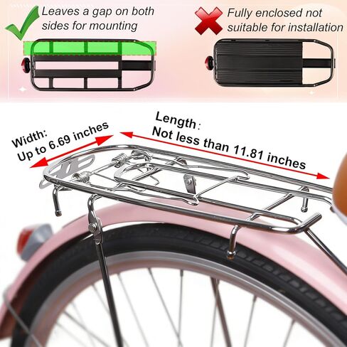 Rear Kids Bike Seat, Heavy Duty Back Mount Kid's Bike Seat for Aged 18 Month - 8 Years Old, Child Carrier Bike Chair for Bicycle Kids Seat, Foam Seat Belt with Reflective Strip in Saudi Arabia