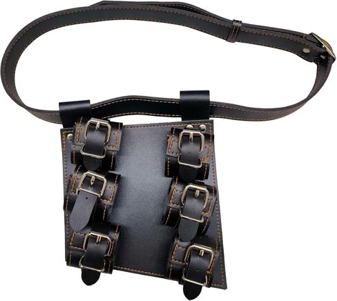 LEONARK PU Leather Sword Frog with Adjustable Belt Medieval-Style Weapon Carry Case Holder for HEMA Sword Longsword Katana Cosplay in Saudi Arabia