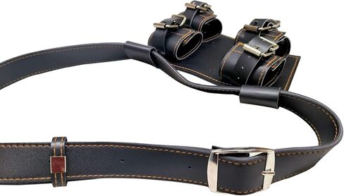 LEONARK PU Leather Sword Frog with Adjustable Belt Medieval-Style Weapon Carry Case Holder for HEMA Sword Longsword Katana Cosplay in Saudi Arabia