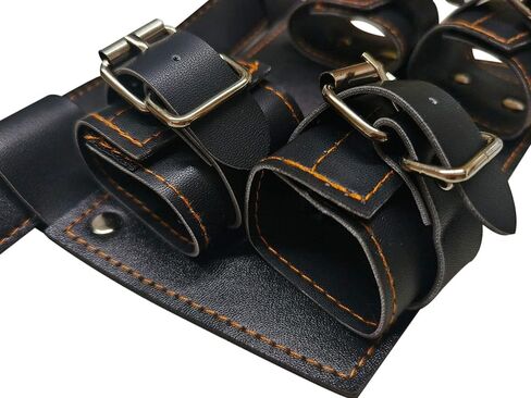 LEONARK PU Leather Sword Frog with Adjustable Belt Medieval-Style Weapon Carry Case Holder for HEMA Sword Longsword Katana Cosplay in Saudi Arabia