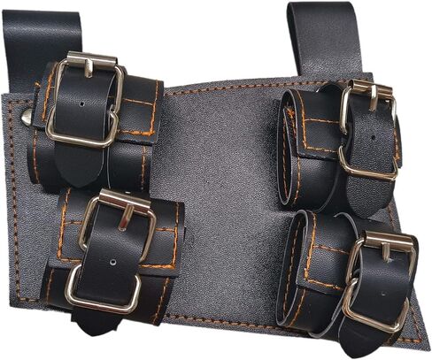 LEONARK PU Leather Sword Frog with Adjustable Belt Medieval-Style Weapon Carry Case Holder for HEMA Sword Longsword Katana Cosplay in Saudi Arabia
