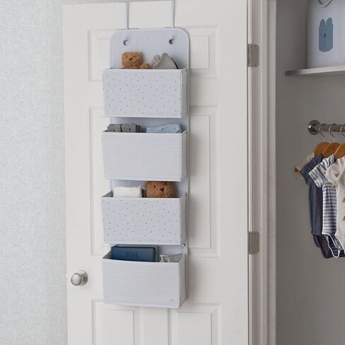 Delta Children GAP babyGap 2-Pack Over the Door Storage Organizer with 4 Pockets, Blue in Kuwait