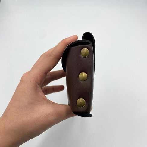 Leather Axe Cover/Sheath - Hatchet Head Protector Case, Small Belt Holster Holder | Made of Full Leather with Grain, Durable & Rustic Accessories/Essentials for Camping and Outdoors Work (Brown) in Saudi Arabia