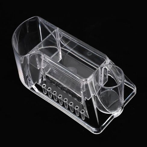 Nail Drill Bits Holder, Nail Drill Machine & Bits Manicure Tools Storage Box with 8 Holes, Transparent Professional Nail Drill Stand Holder Organizer, Nail Drill Tool Displayer Holder Case in Saudi Arabia