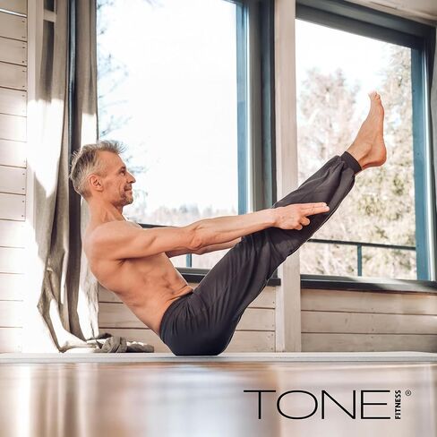 سجادة اليوغا بسمك 1 بوصة من Tone Fitness | بساط تمرين عالي الكثافة وغير قابل للانزلاق مع حزام حمل لليوجا والبيلاتس وتمارين الصالة الرياضية المنزلية | خيارات متعددة in Kuwait