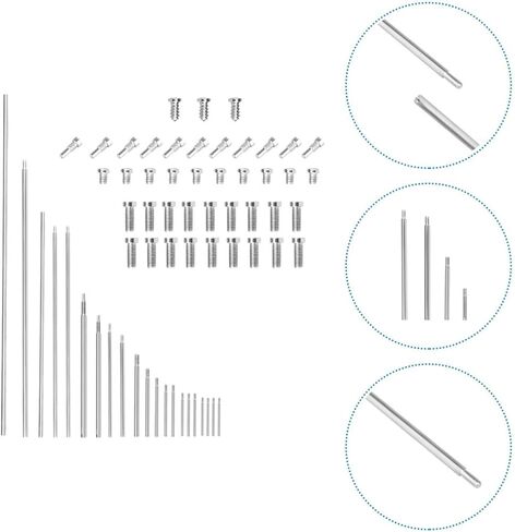 Oboe Maintenance Kit 63pcs Woodwind Instrument Repair Parts Set with Threaded Shafts and Screws for Oboe Instrument Accessories and Cork Replacement in Saudi Arabia