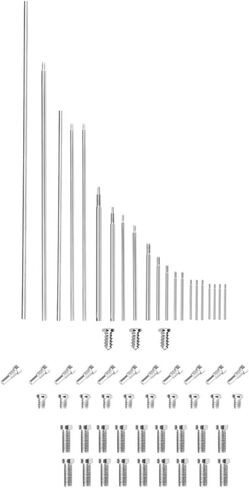 BESPORTBLE Oboe Repair Threaded Shaft and Screw Kit 21 Threaded Shafts Woodwind Instrument Repair Parts Set for Oboe Maintenance and Replacement in Kuwait